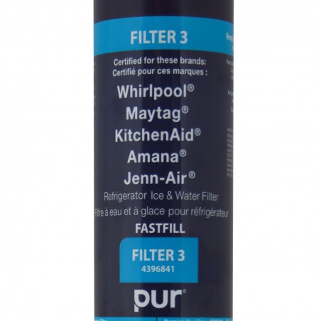 Filtre PUR 4396841 pour frigo - Filtre à eau Filtre PUR 4396841 d'origine Whirlpool Filtre PUR 4396841 pour frigo - Filtre à eau Filtre PUR 4396841 d'origine Whirlpool
