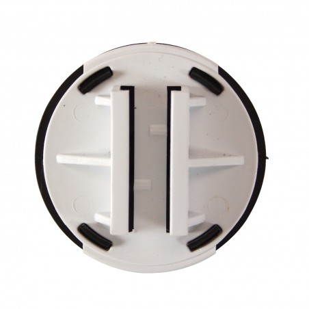 Cache filtre frigo Whirlpool noir
