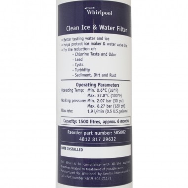 Filtre SBS200 / SBS002 pour frigo -...