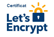 Le certificat Let's Encrypt® atteste que vos données sont correctement cryptées